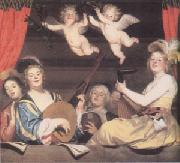 Gerrit van Honthorst The Concert (mk05) oil on canvas